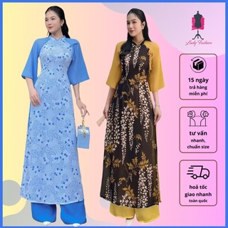 Áo dài nhà Bống - Áo dài cách tân cổ trụ vol 4 tà siêu xinh xỉu dành cho bạn gái xinh AD042