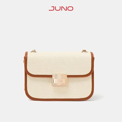 Túi Xách Nữ Thời Trang JUNO Cỡ Nhỏ Phối Khoá Trang Trí TXN826