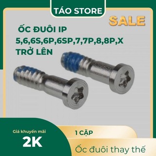 Ốc đít ốc đuôi cho điện thoại ip 5 , 5s, 6, 6s, 6p, 6sp, 7, 7p,8, 8p và x trở lên
