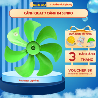  Cánh quạt 7 cánh B4 Senko - Cánh nhựa cao cấp dẻo bền nhiều cánh cho ra làn gió đầy ổn định. 