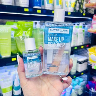 Nước Tẩy Trang Mắt Môi MAYBELLINE Eye + Lip Make Up Remover tẩy trang lớp makeup và trang điểm mắt môi với nước làm sạch
