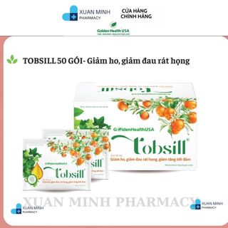 Tobsill hộp 50 gói - giúp bổ phế, hỗ trợ giảm ho, giảm tăng tiết đàm