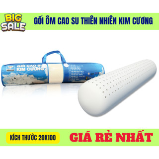 Gối ôm cao su thiên nhiên kim cương [20x100]