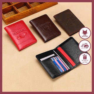 Ví Passport Bao Da Đựng Hộ Chiếu Da Bò Thật (Nhiều Màu)