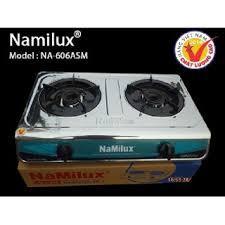 Bếp gas đôi Namilux NA-606ASM- Mặt bếp inox sáng bóng,chống rỉ,siêu bền,Lửa xanh to,Bảo Hành 2 Năm