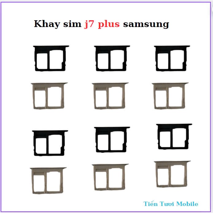Khay sim samsung j7 plus,thay thế