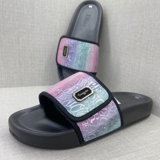 Dép nam quai ngang - dép di.or vân nổi monogram mẫu mới bán siêu chạy, dép dán