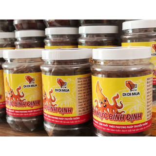 Mắm mực Bình Định nguyên con, sệt hũ 500g thơm ngon hảo hạng