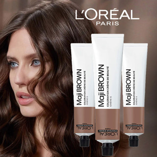Màu nhuộm phủ bạc cao cấp L'oreal MajiBrown 50gr ( 12 màu )