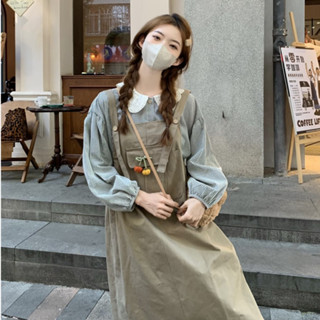 Áo sơ mi nữ caro vintage cổ ren, sơ mi nữ phối yếm cotton phong cách retro dáng rộng Hàn Quốc 6527