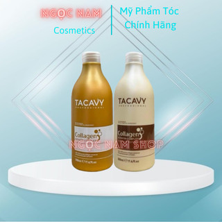 Dầu Gội Xả Tacavy Kiềm- Phục Hồi Tóc Hư Tổn 750ML*2