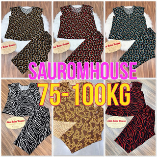 BIG SIZE 7,8: 75-100kg PHẦN 4 Đồ Bộ trung niên thun lạnh quần lửng - nhiều hoa đại