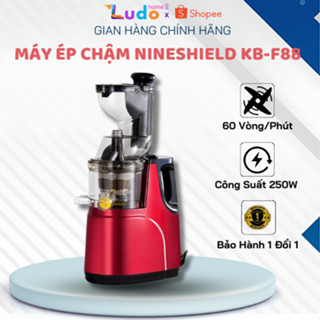Máy Ép Chậm Nineshield F8B, Máy Ép Cổ Rộng Đa Năng Ép Nguyên Quả Kiệt Bã, Ép Cần Tây Rau Má Dễ Dàng