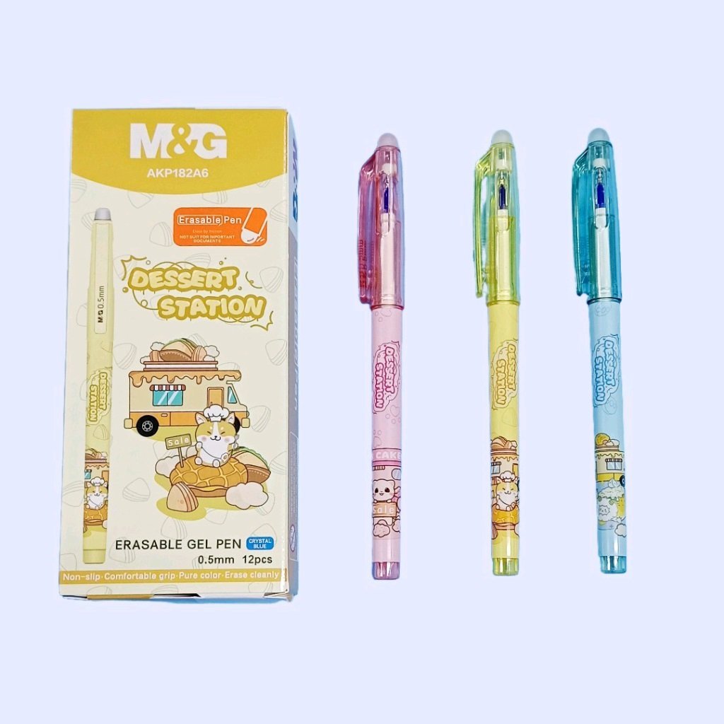  Hộp 12 Bút gel xóa được M&G AKP182A6 nét 0.5mm 