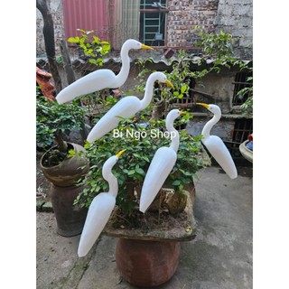 Combo 10 Cò xốp đệm dẻo bẻ không gẫy trang trí sân vườn ao hồ