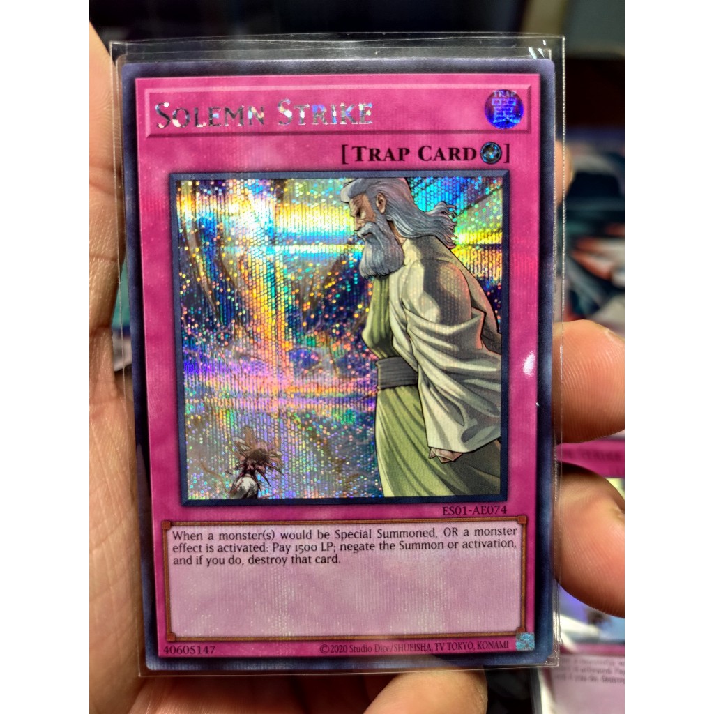 [KW2 Yugioh] [EN-AE] Thẻ bài ES01-AE074 Solemn Strike