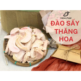 ĐÀO HỒNG SẤY THĂNG HOA, hình thật, KHÔNG ĐƯỜNG, giòn xốp 