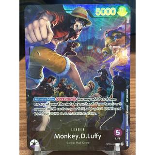 Thẻ custom One Piece nhân vật Monkey D. Luffy