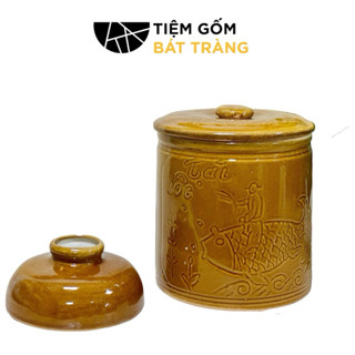  Hũ Muối Dưa Cà Vại Sành Hũ Đựng Gạo Bếp Xưa Gốm Sứ Bát Tràng Cao Cấp 