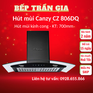 Máy hút mùi áp tường | canzy cz-806dq | 70cm | điều khiển phím cảm ứng siêu nhạy