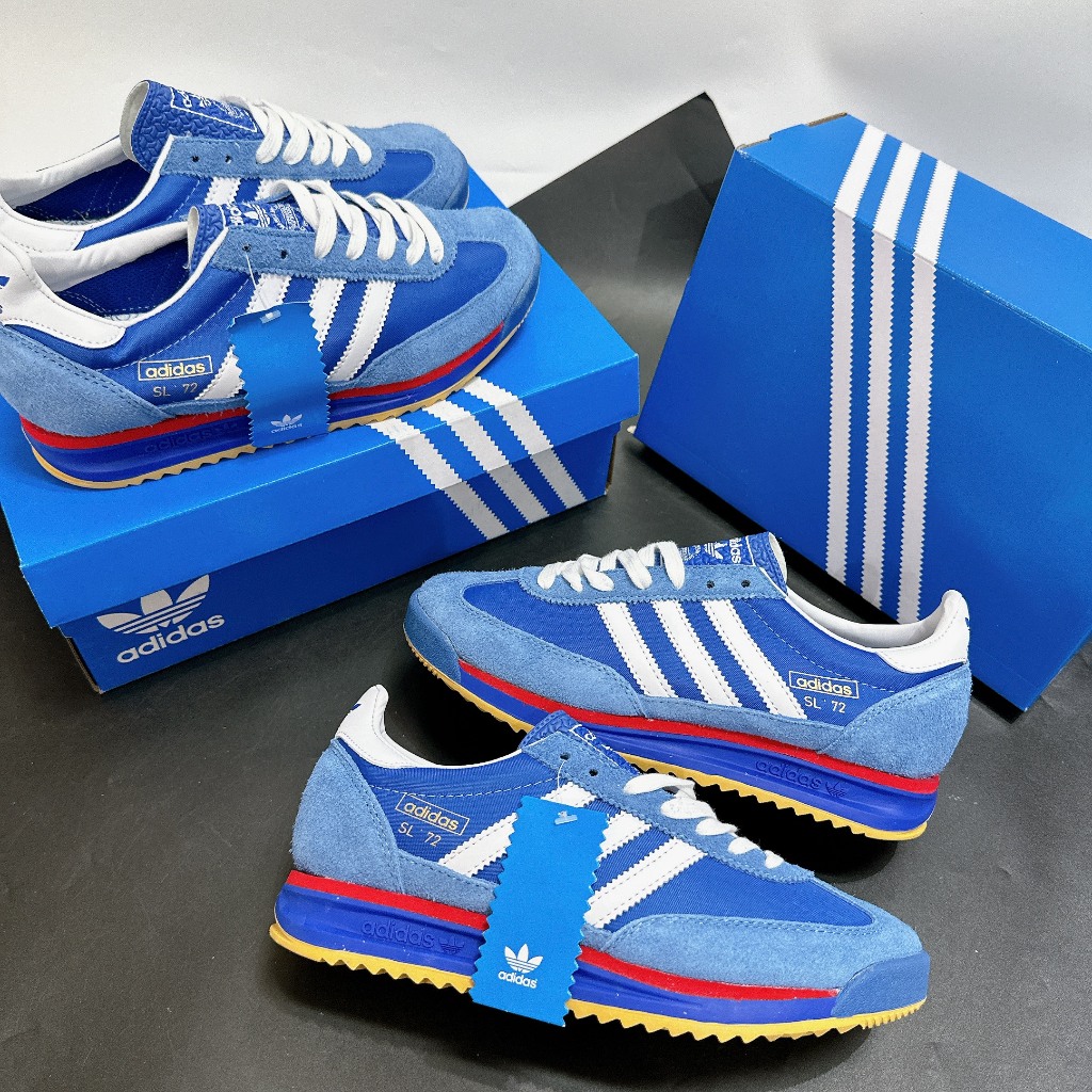 GIÀY THỂ THAO ADIDAS ORIGINALS SL 72 RS SNEAKERS COLOR BLUE HOTTREND 2024