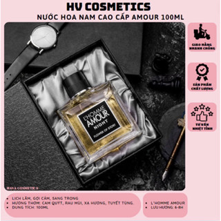 Nước Hoa Nam Cao Cấp L'HOMME AMOUR NIGHT 100ML Phong Độ Đẳng Cấp Thơm Mát Cuốn Hút Kèm Hộp Sang Trọng Lưu Hương Lâu