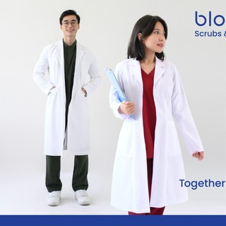 Áo bác sĩ nam, áo blouse nam dạng vest dài tay, áo vest ngắn tay bác sĩ Bloudi Lapcoat
