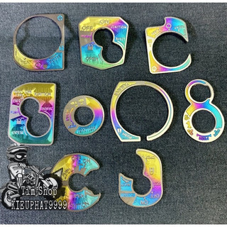 Dán khóa Titan dành cho Sonic - Vario - Satria RaiderFi Excited/Logo dán ổ khoá