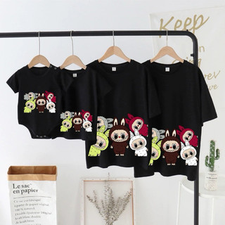 Áo phông gia đình labubu nhiều con xinh xắn.Family store