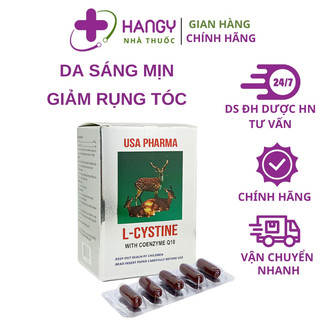 Viên uống trắng da giảm rụng tóc Lcystine 60 viên