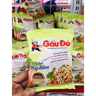 Cháo gấu đỏ thịt bằm gói 50g/cháo tổ yến 50g/ cháo dinh dưỡng 50g