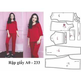 Rập giấy A0 mã 233 (BẢN VẼ)