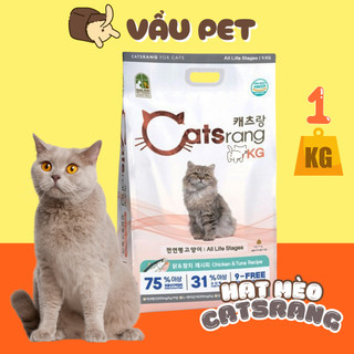 Hạt Mèo Catsrang Túi 1kg - Thức Ăn Hạt Cho Mèo Hàn Quốc Mọi Lứa Tuổi
