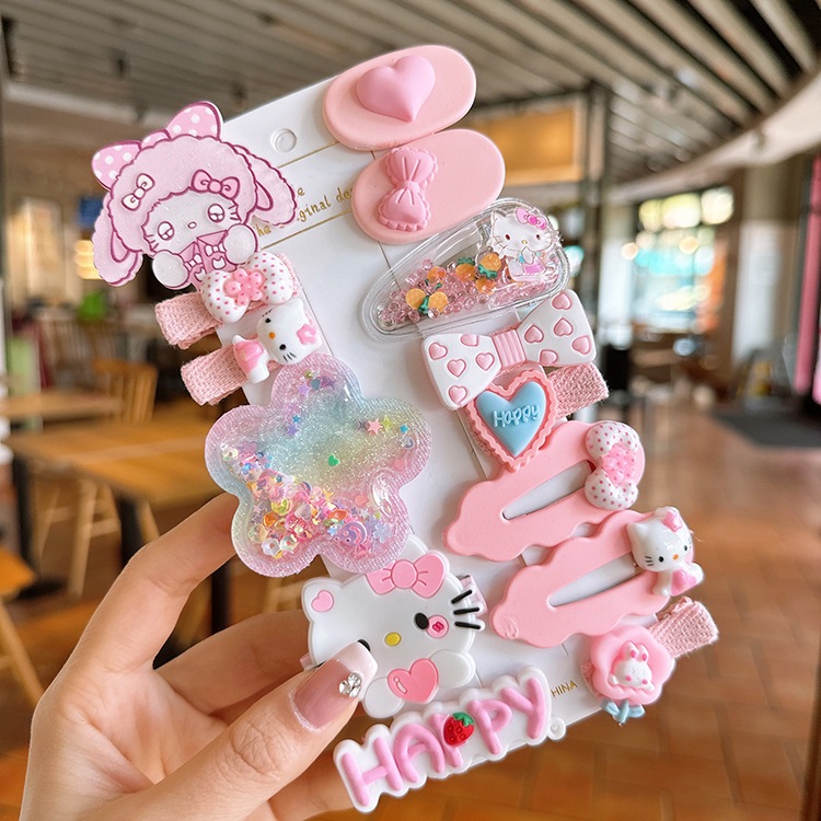 Kẹp tóc sắc màu cho bé gái