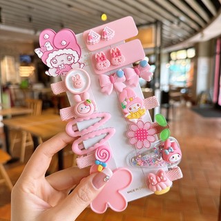 Kẹp tóc sắc màu cho bé gái