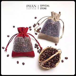 Túi thơm cà phê hạt rang nguyên chất khử mùi xe ô tô, phòng ngủ, phòng làm việc - Phan Coffee