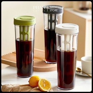 Bình ngâm cà phê Cold Brew nhựa nguyên sinh ABS cứng cáp bền đẹp thể tích 1100ml - Phan Coffee
