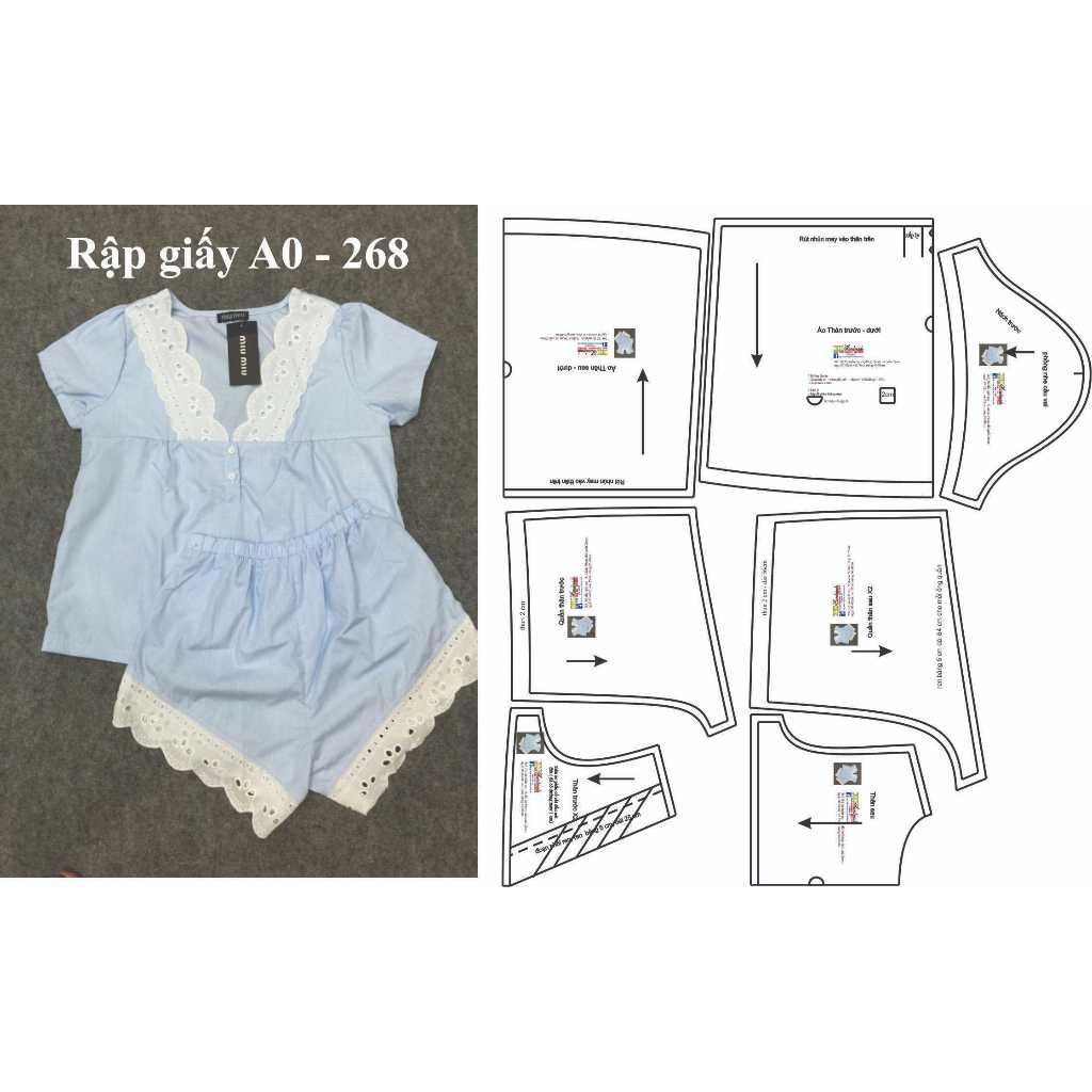 Rập giấy mã 268 (BẢN VẼ)