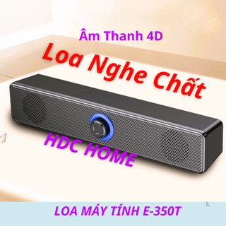 Loa máy tính 2.0 để bàn leerfei e-350t, công suất lớn, dùng cho máy vi tính pc, laptop