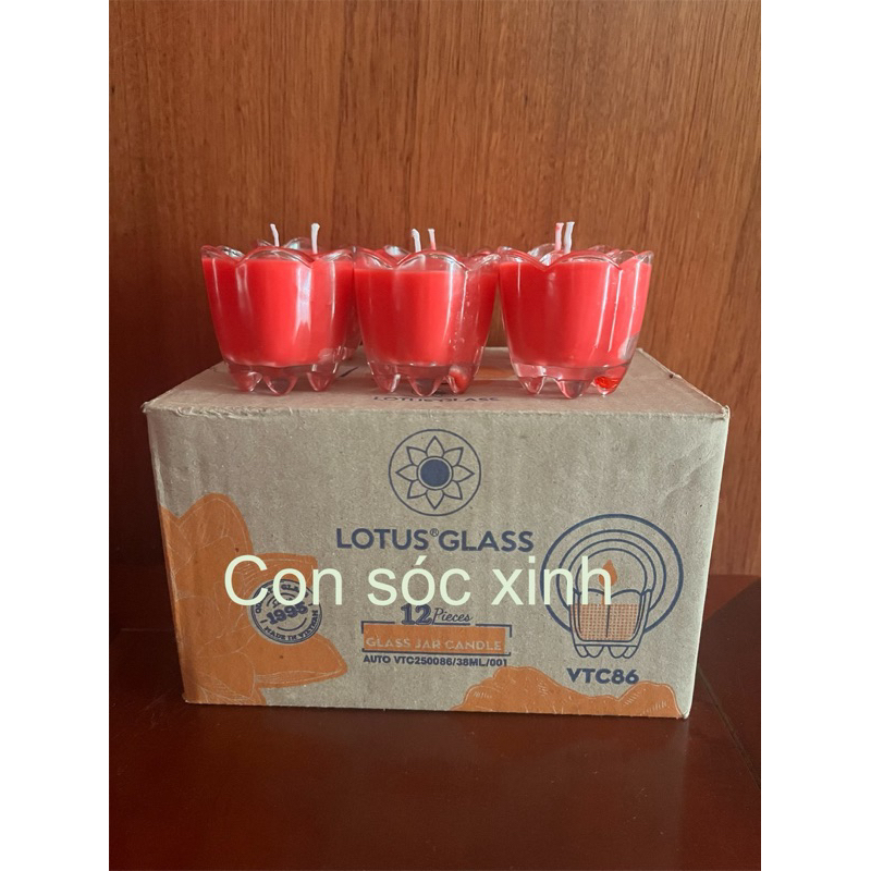 Combo 36 ly hoa mai nến bơ đỏ ( đầy đủ nguyên liệu làm nến )