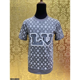  ÁO thun nam LV cổ tròn họa tiết tay ngắn phong cách trẻ trung chuẩn from 