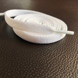 Dây giày thể thao trắng dệt 2 lớp siêu mịn mượt phối đồ đơn giản