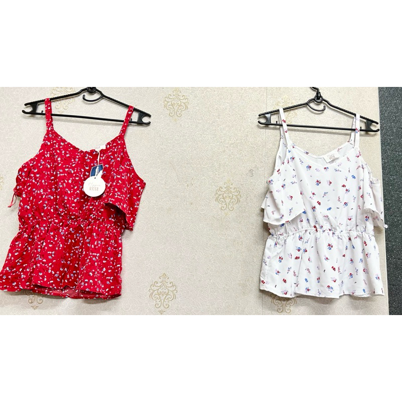 Áo hoa xệ vai lụa vnxk