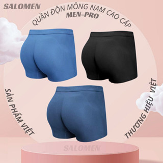 Quần độn mông nam CAO CẤP Chính Hãng, quần lót độn mông nam boxer nâng mông tự nhiên không dấu vết