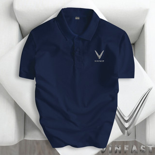 Áo Polo Hãng Xe Vinfast Nam Nữ, Form Slimfit, Vải Thun Co Giãn Thoáng Mát, Không Xù Lông
