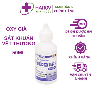 Dung dịch oxy già 3% rửa vết thương