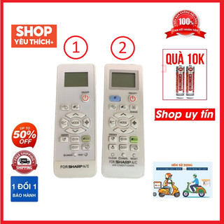 Điều khiển điều hòa sharp, Remote máy lạnh sharp eco xanh lá hàng đẹp