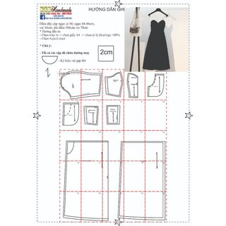 Rập giấy A0 mã 1042- rập đầm ( bản vẽ) (BẢN VẼ)