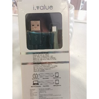 Cáp  USB micro i. value 0.3m TPE đen