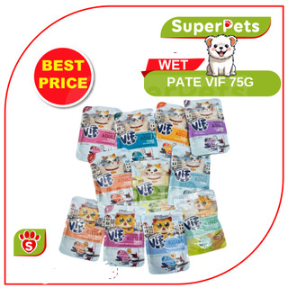 [ 75g ] Pate Vif Felina Canino cho mèo Nhập Thái Siêu Dinh Dưỡng SuperPets Việt Nam